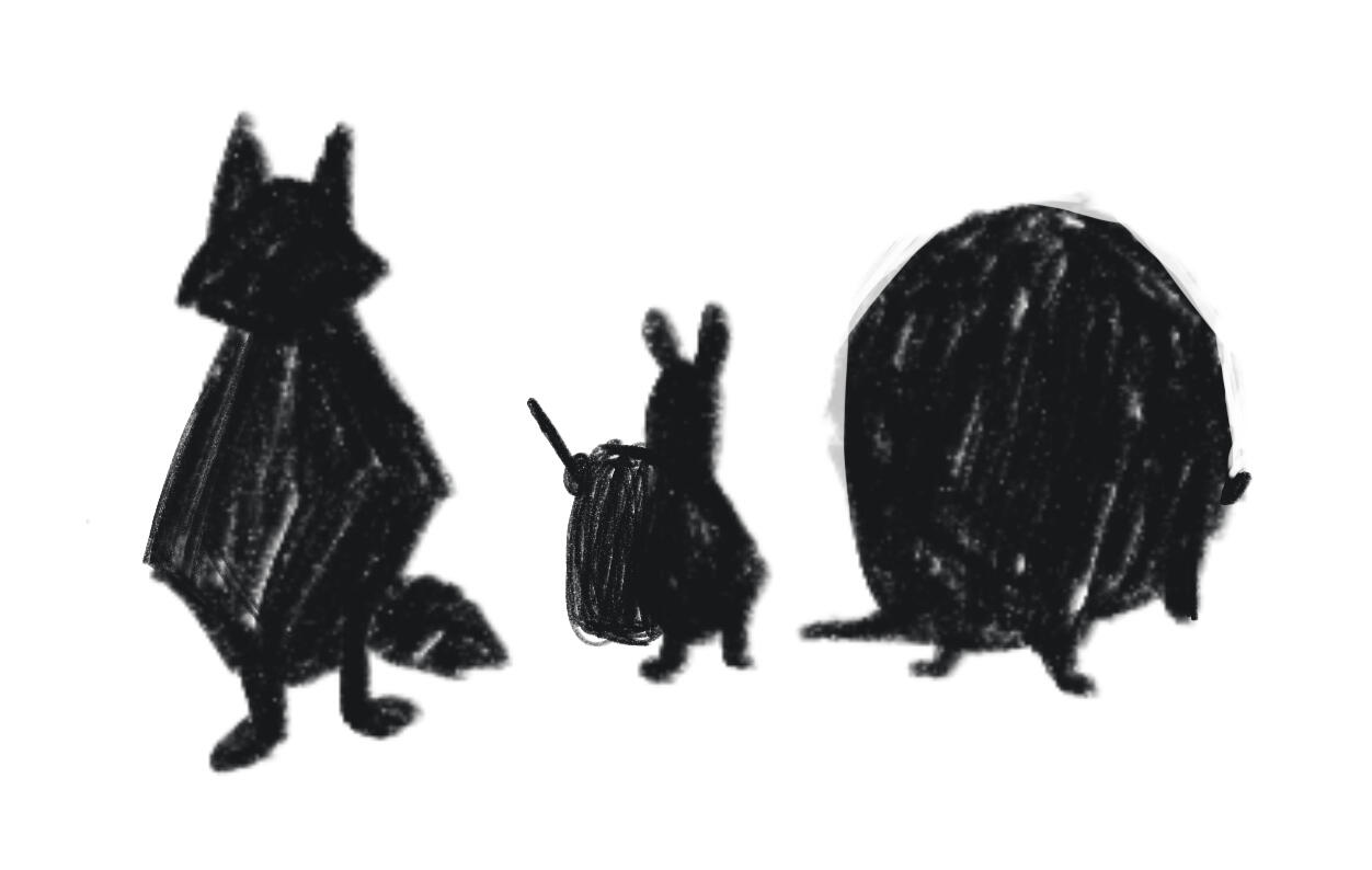Character design "Charagua" - Silhouettes
