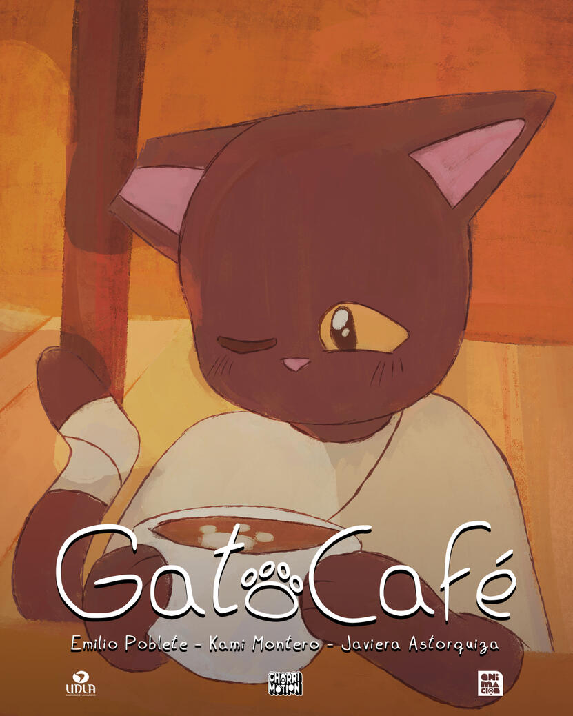 Promotional poster "GatoCafé"