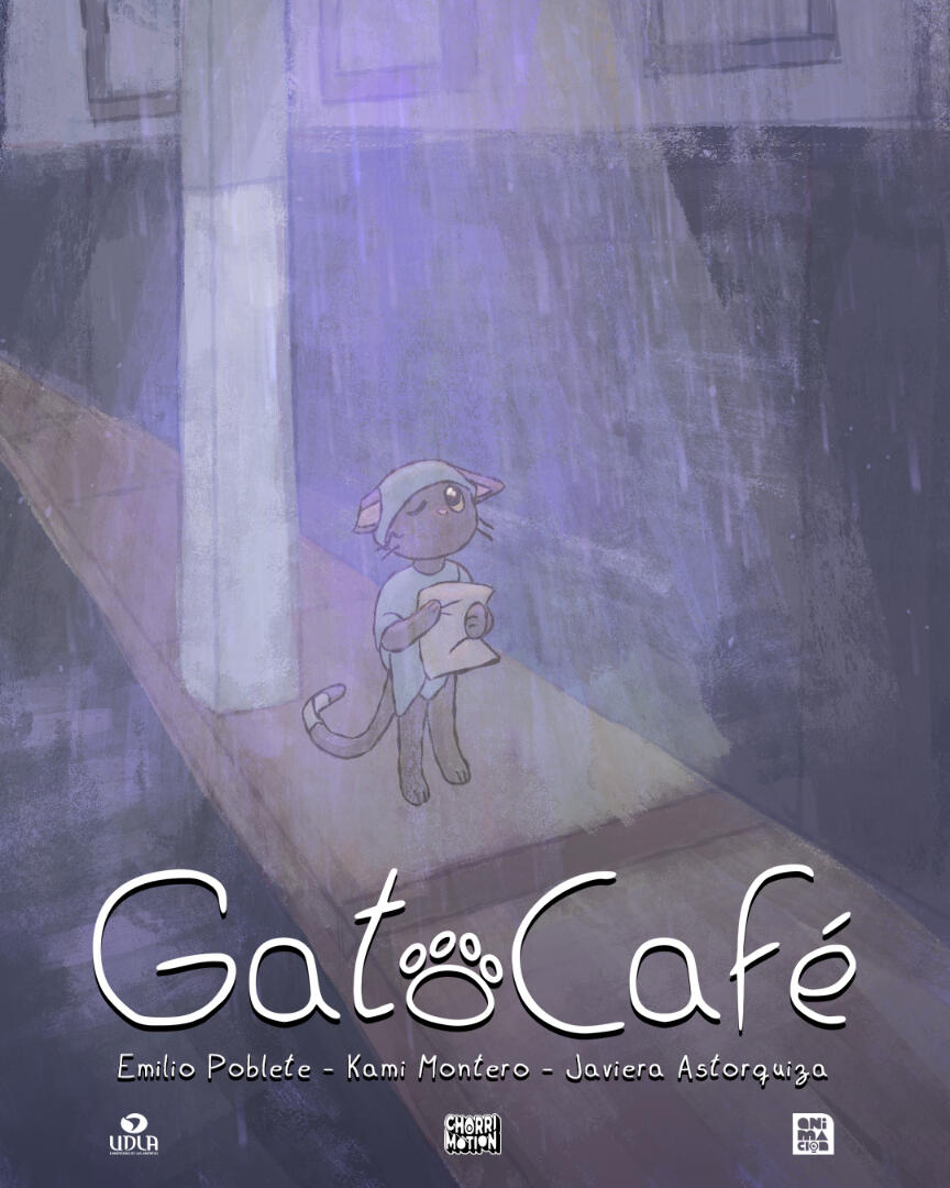 Promocional poster "GatoCafé"