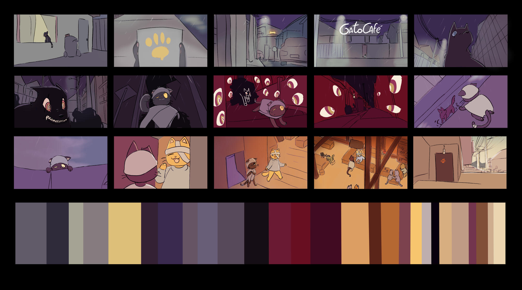 Colorscript shortfilm "GatoCafé"